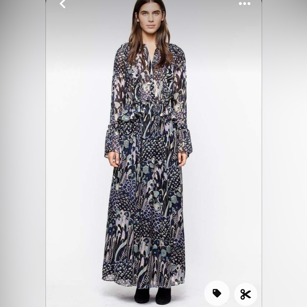 Zadig et Voltaire Roma Lurex Dress